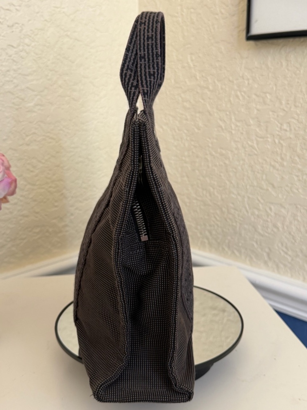 Hermes Herline PM Canvas Tote Bag - Picture 6 of 16